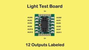 Nix Trains NTZ7 - Add-On Light Test Board -- For Decoder Buddy V1 and V5 Motherboard #494-NTZ4 & ...