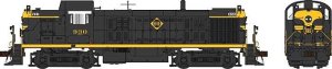 Bowser 25446 - HO Alco RS3 Phase 1 - LokSound 5 and DCC -- Erie #933 (black, yellow, Large Louver...
