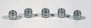 Durango Press - HO Aluminum Kegs pkg(5) -- Small