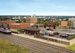 Walthers Cornerstone 3392 - HO Scale Amtrak(R) Rural Station -- Kit