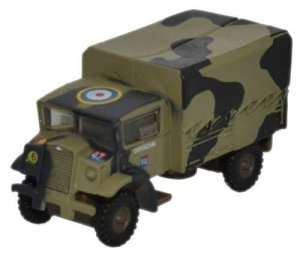Oxford Diecast NCMP001 - N Scale Bedford CMP Truck - Assembled -- Canadian Infantry WWII (camoufl...