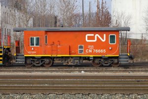 Otter Valley Railroad 57009 - PSC Transfer Van - Canadian National #76665