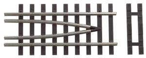 Walthers Track 83005 - HO Code 83 Nickel Silver - Bridge Track End Piece Set