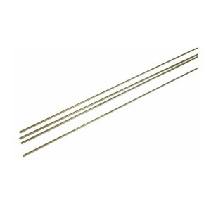 Detail Associates 2502 - Round Brass Wire pkg(4) -- .008" Diameter (HO Scale 3/8"; N Scale 1-1/4"...