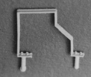 Detail Associates 6412 - HO Scale Freight Car Stirrups Offset Bottom Mount