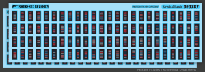 SmokeBox Graphics DF0787 - HO Kartrak ACI Labels - Decals