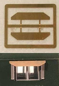 Cal Scale 535 - HO Scale Diesel Sun Shade, Etched Brass