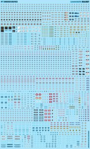 SmokeBox Graphics DL6387 - HO Locomotive Data 2010+ - Decals