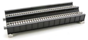 Kato Unitrack 20-458 N Scale Double Track Plate Girder Bridge 7-13/32inch 186mm (black)