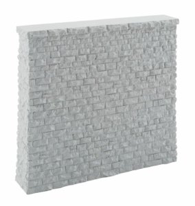 Walthers Cornerstone 4582 - HO Double-Track Railroad Bridge Stone Pier - Resin Casting