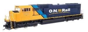 Walthers Mainline 21014 - HO SCALE EMD SD75I - ESU(R) Sound & DCC -- Ontario Northland #2103