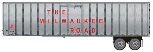 Walthers SceneMaster 2604 - HO Flexi-Van 40ft Trailer - Milwaukee Road #2 (2pk)