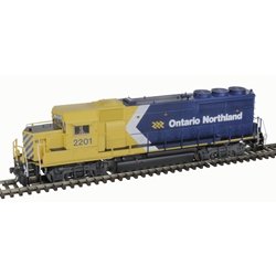 Atlas 10004227 - Master HO EMD GP40-2, Silver, DCC Ready - Ontario Northland #2201