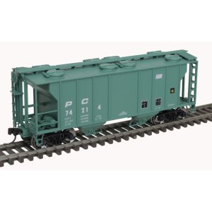 Atlas Trainman 20006552 - HO PS-2 Covered Hopper - Penn Central #74212