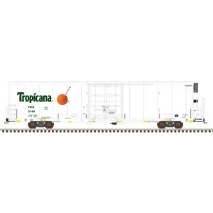 Atlas 20007331 - HO Trinity 64ft Modern Reefer, Tropicana #3187
