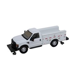 Atlas 30000163 - HO Scale FORD F-350 [HI-RAILER] WHITE, UNLETTERED