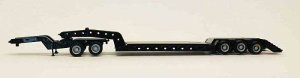 Herpa Models 5396 - HO Heavy-Duty Lowboy Trailer - Assembled -- Black