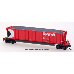 Intermountain 67102-99 - N Scale Bathtub Coal Gondola -CP Multimark Red #349172