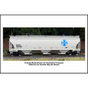 Intermountain 472151-03 - HO Scale Trinity 5161 Cu. Ft. Hopper, BNSF Heritage Santa Fe #486059