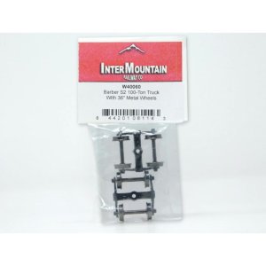 Intermountain Railway 40060 - HO Barber S-2 100 Ton Truck With Brass Wheelset - 1 Pair 