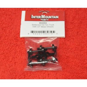 Intermountain Railway 40062 - HO Bettendorf 50 Ton Truck With Brass Wheelset - 1 Pair