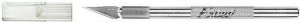 Excel Hobby 15001 - K1 Round Aluminum Handle Knife -- Carded with Safety Cap & 5 #20011 Blades