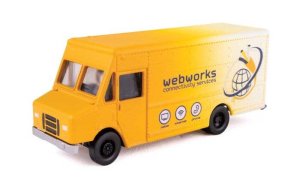 Walthers SceneMaster 12119 - HO Scale Morgan Olson(R) Route Star Van -- Cable Internet Service