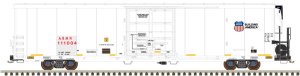Atlas 20007320 - HO Trinity 64' Reefer Union Pacific 'Low/Red Numbers' ARMN #111127