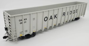 Otter Valley Railroad 64013 - HO NSC 64 Ft 6400 CuFt Scrap and Trash Gondola - Oak Ridge Waste an...