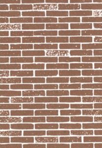 Plastruct 91881 Brown Brick Paper Sheet (2pcs pkg)
