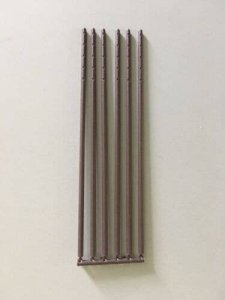 Rix Products 40 - HO Scale Railroad 40' Telephone Poles Only (Brown Plastic; pkg(36) -- Use w/Cro...