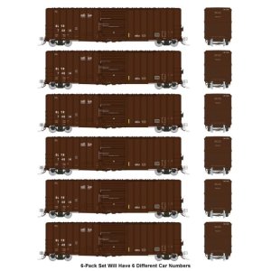 Rapido 198005 HO PC&F 5241 CUFT -  Boxcar - Olympic Railroad (OLYR) - 6 Pack