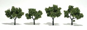 Woodland Scenics 1503 - Ready-Made "Realistic Trees" - Deciduous - 2 to 3" 5.1 to 7.6cm pkg(4) --...