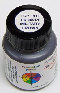 Tru Color Paint 01411 - Nato Military Brown  - Solvent Based Acrylic Paint - 1oz