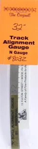 Ribbonrail 8032 - N Scale 5" Track Alignment Gauges - Curved -- 32" Radius