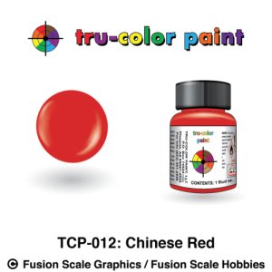 Tru Color Paint 012- Acrylic - Chinese Red- 1oz