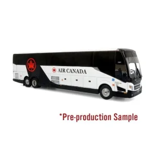 Iconic Replicas 870584 - HO 2022 Prevost H3-45 Coach - Assembled -- Air Canada (white, black, gol...