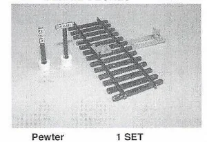 Details West 925 - HO Scale Trackside Details -- Spur & Yard Track Derail w/Two Styles of Posts &...