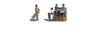 Woodland Scenics 1877 Shoe Shiners - Scenic Accents pkg(2)