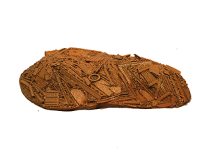 Monroe Models 2103 - HO Shredded Scrap Metal Pile - 4-1/4 x 3-1/4 Inches