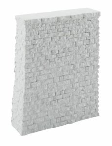 Walthers Cornerstone 4581 - HO Single-Track Railroad Bridge Stone Pier - Resin Casting