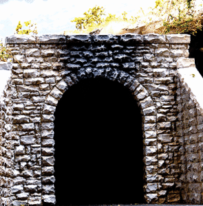 Chooch 9760 - N Scale Single-Track Random Stone Tunnel Portal 2-Pack -- 2-3/4 x 2-1/2" 7 x 6.4cm