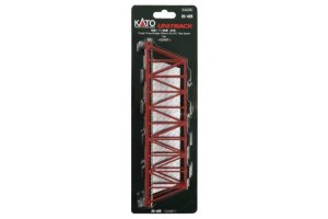 Kato Unitrack 20429 - N Scale Single-Track Truss Bridge - Unitrack -- Reddish Brown 9-3/4" 24.8cm