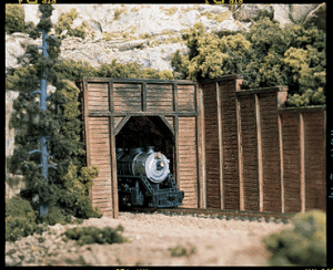 Woodland Scenics 1154 - N Scale Single Track Tunnel Portals pkg(2; Unpainted Hyrdrocal(R) Casting...