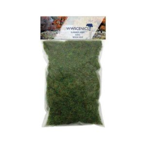 Peco WSG4013 - Static Grass 5/32" 4mm Fibers -- Summer 3.5oz 100g