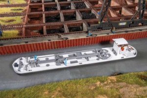Faller 131017 - HO Scale Tanker Boat - Kit -- Waterline Model