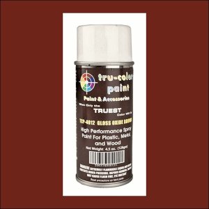 Tru Color Paint 4012 - Aerosol Spray Paint Can - Gloss Oxide Brown - 4.5oz (135mL) 
