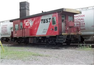 Otter Valley Railroad 57021 - PSC Transfer Van - Canadian National Test Scheme #76673