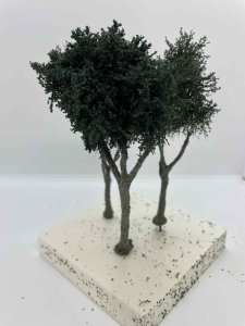 Martin Welberg Scenic Studios TLDG2 - Fine Scale Tree - Large - Dark Green - 12cm-16cm - 3 pcs