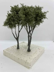 Martin Welberg Scenic Studios TLOL2 - Fine Scale Tree - Large - Olive Green 1 - 12cm-16cm - 3 pcs